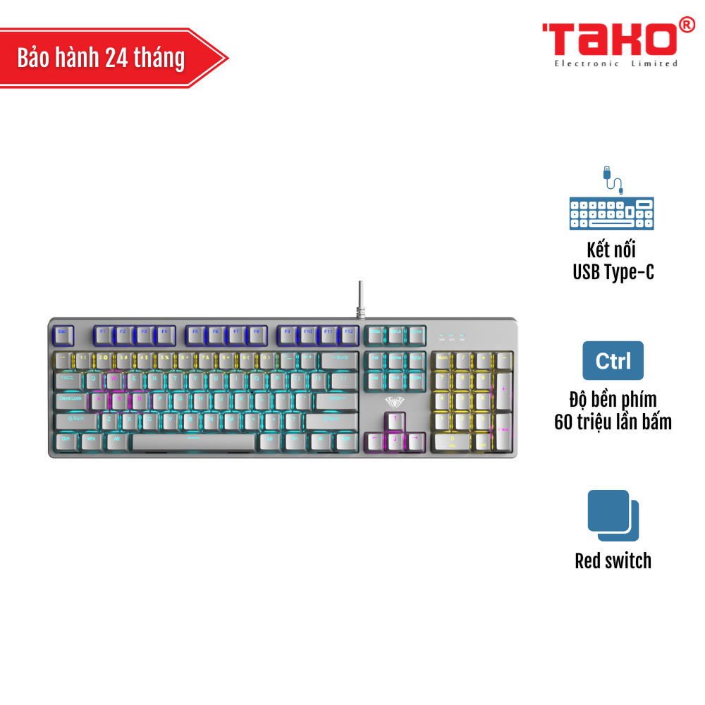 AULA S2022 PRO (4265) BÀN PHÍM CƠ GAMING CÓ DÂY