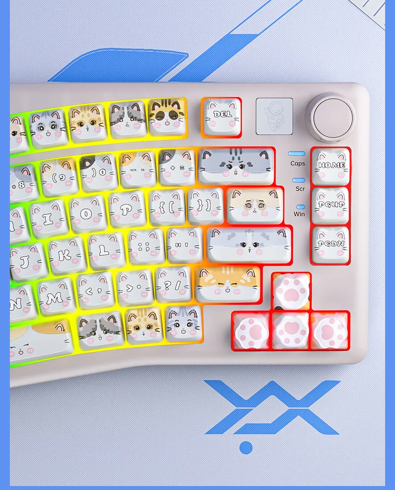 LEOBOG A75 BÀN PHÍM CƠ GAMING 3 MODE